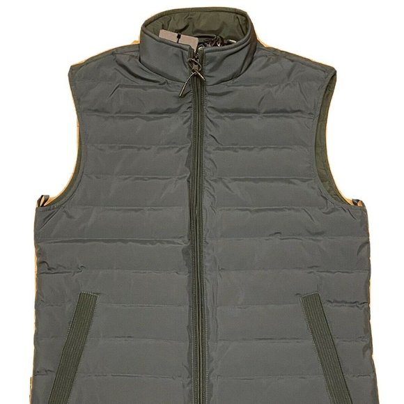 Ted Baker London Men's Walkers Jilted Gilet Down Vest Blue Size 2 (Small)
